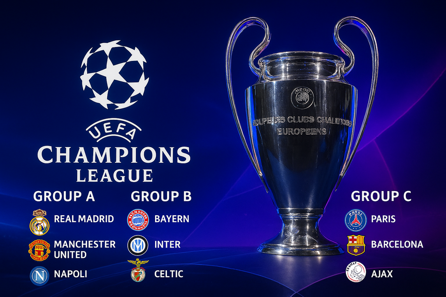 UEFA Champions League 2025 Group Stage Draw Announced